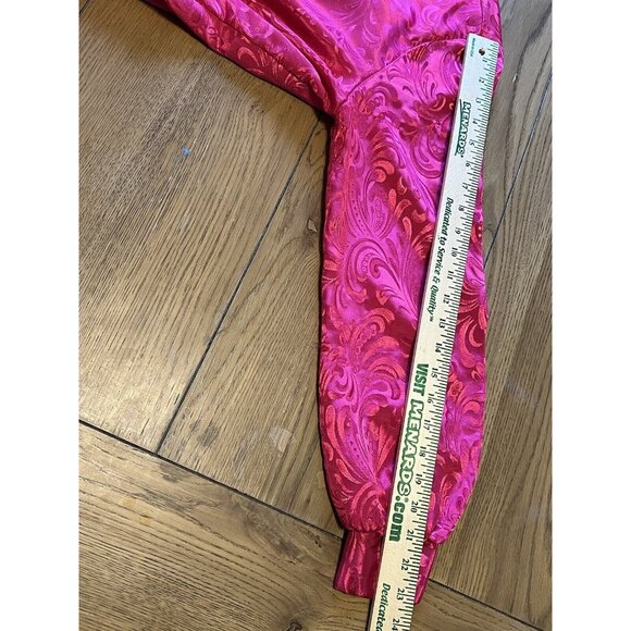 Charolette  VanHorne Pink Blouse Size 14 Vintage Formal Classic Gala Designer - Picture 11 of 11